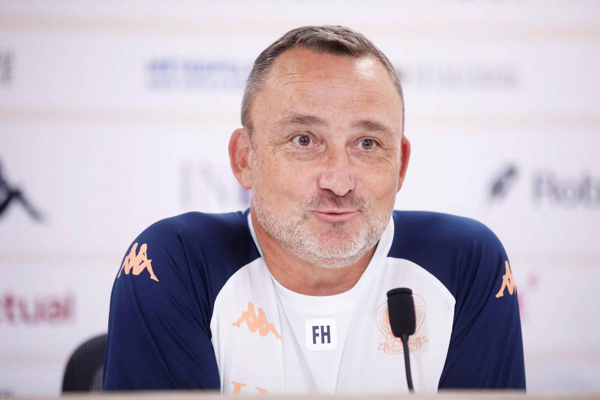 "On a switché": les mots du coach de l'OGC Nice Franck Haise avant la reprise de la L1 contre Toulouse