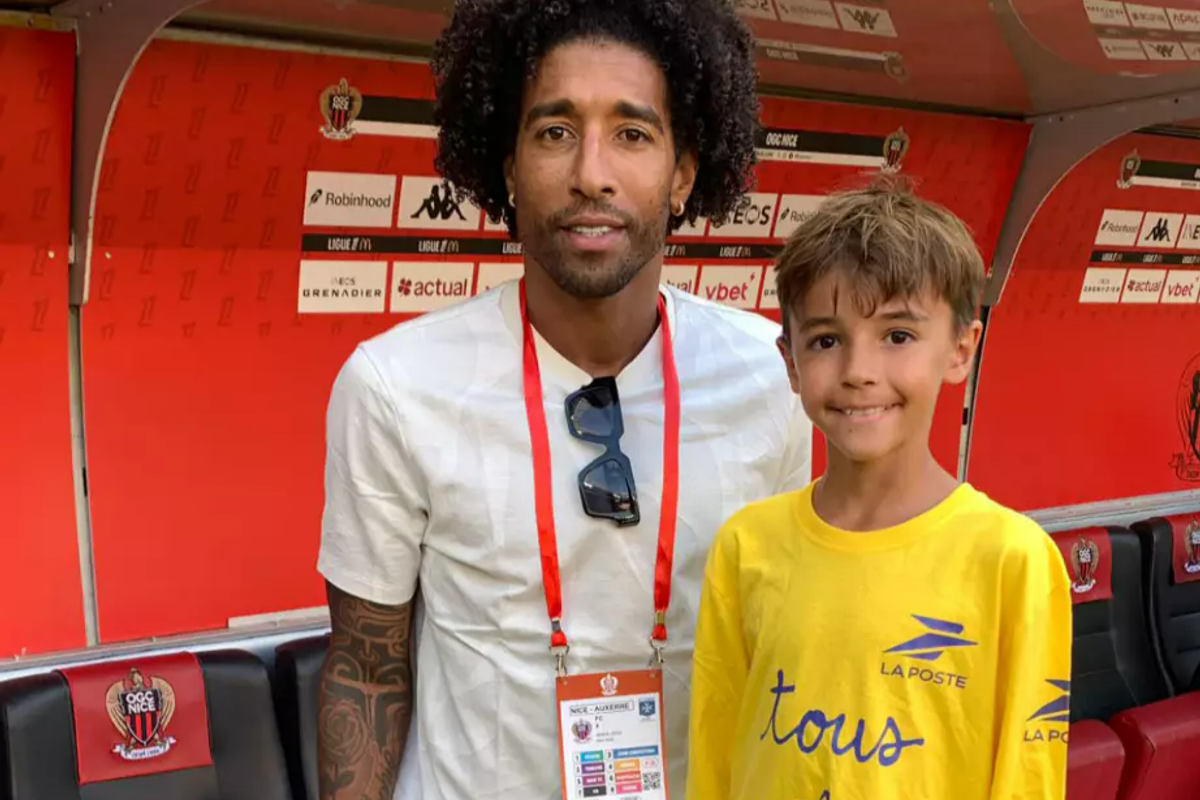 Lauréat d’un concours, le jeune Tendasque Lorenzo a assisté à une victoire de l’OGC Nice aux premières loges