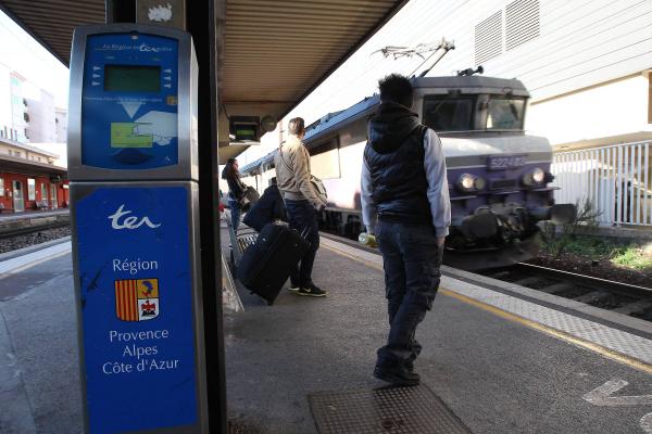 Un train TER en gare de Saint-Raphaël Valescure. Photo d’illustration. 