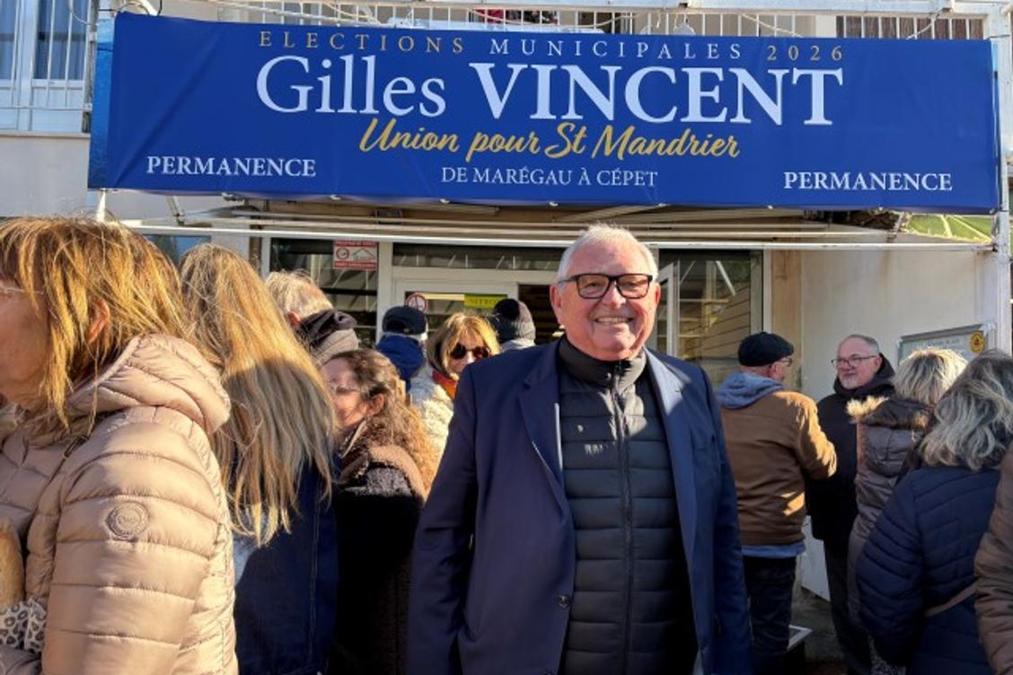 « Préserver l’âme du village » : le maire sortant Gilles Vincent inaugure sa permanence de campagne et fixe le cap pour Saint-Mandrier