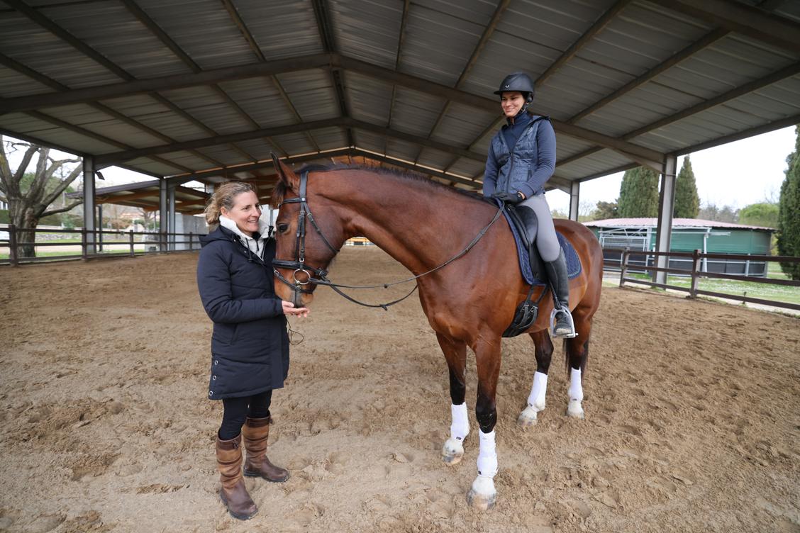 Pauline Basquin, finaliste olympique, dispense un stage exceptionnel de dressage dans les Alpes-Maritimes